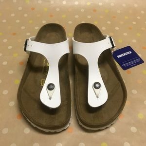 Birkenstock Gizeh Sandals White 37